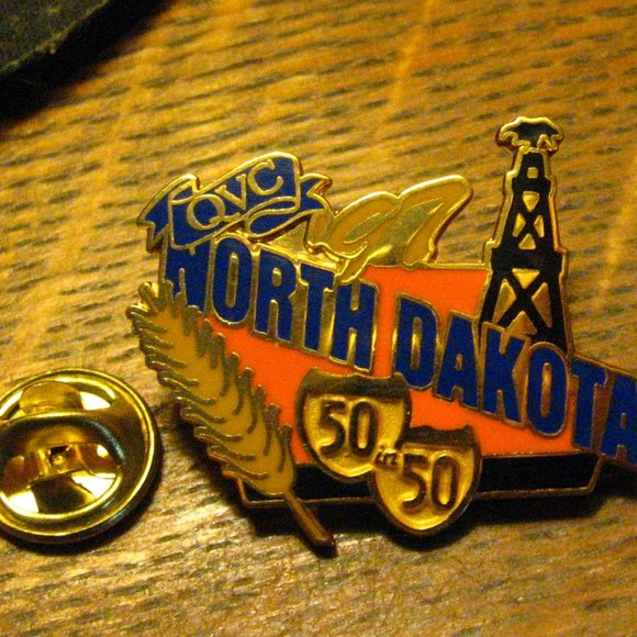 QVC North Dakota 1997 Vintage Lapel Pin - Picture 2 of 4